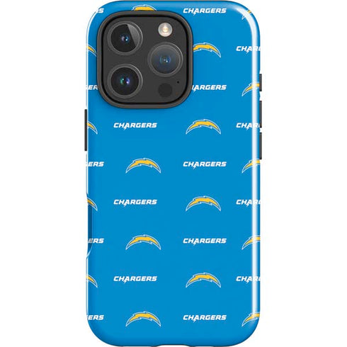NFL Los Angeles Chargers Blitz Series iPhone 16 Pro Impact Case